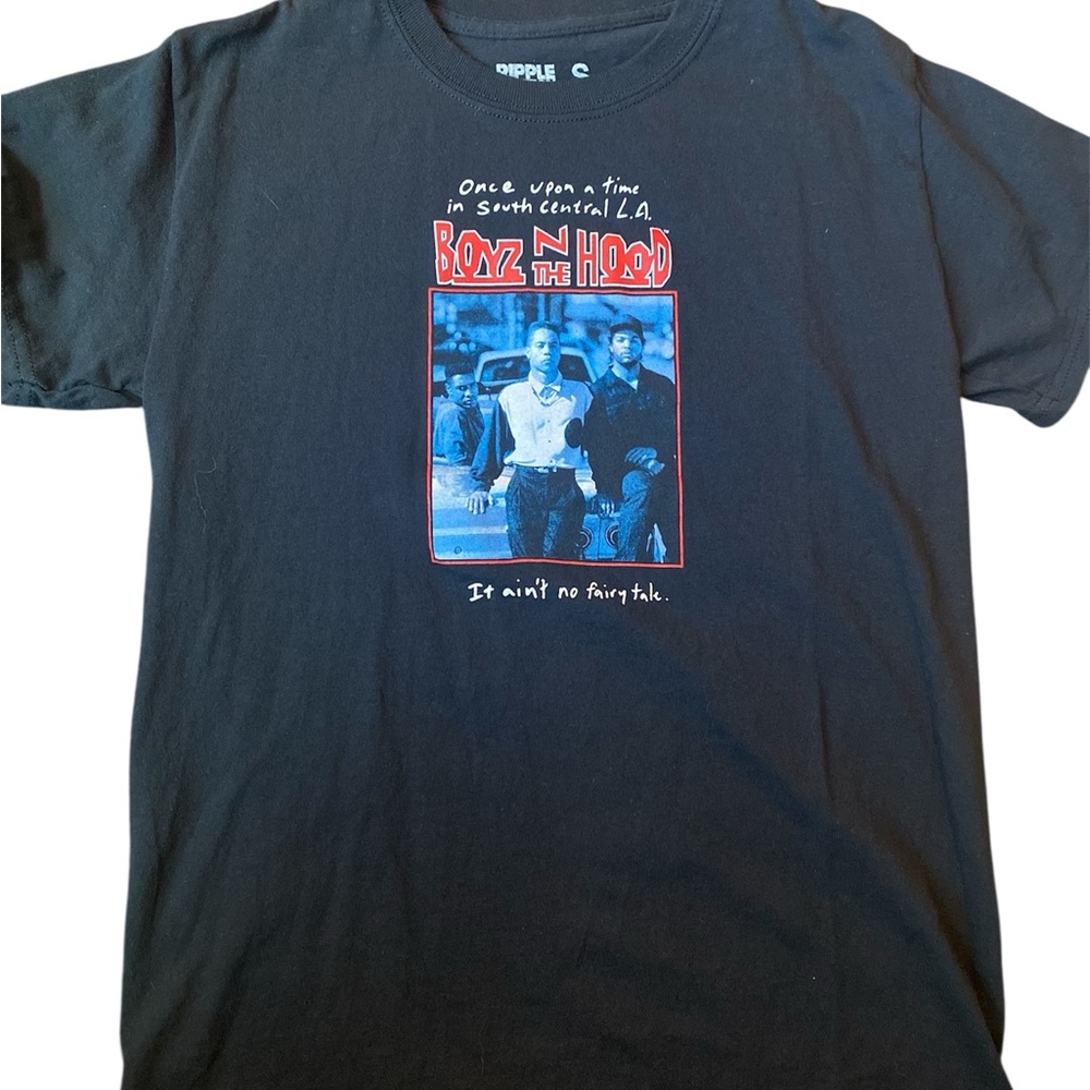 Ripple Junction Black 'Boyz n the Hood' Graphic Tee